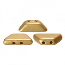 Les perles par Puca® Tinos beads Light gold mat 00030/01710